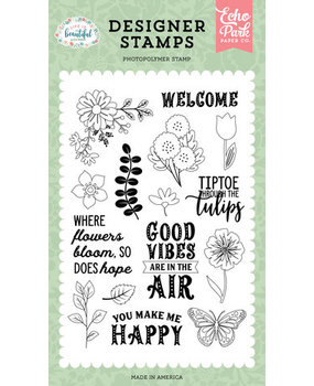 Echo Park Life Is Beautiful Where Flowers Bloom Clear Stamps (LIB309044)* Echo Park Life Is Beautiful Where Flowers Bloom Clear Stamps (LIB309044)*