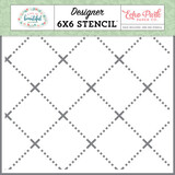 Echo Park Life Is Beautiful Dreamy Day Diagonal Stencil (LIB309034)*