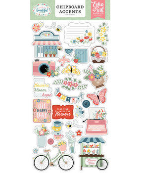 Echo Park Life Is Beautiful 6x13 Inch Chipboard Accents (LIB309021) Echo Park Life Is Beautiful 6x13 Inch Chipboard Accents (LIB309021)