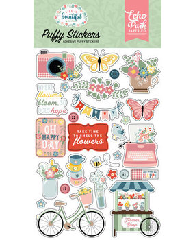 Echo Park Life Is Beautiful Puffy Stickers (LIB309066) Echo Park Life Is Beautiful Puffy Stickers (LIB309066)