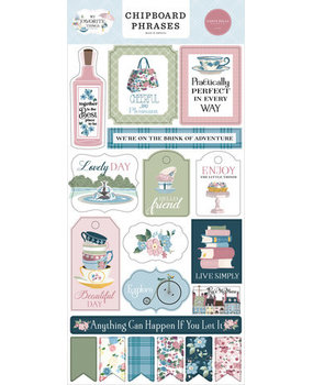 Carta Bella My Favorite Things 6x13 Inch Chipboard Phrases (CBMFT307022)