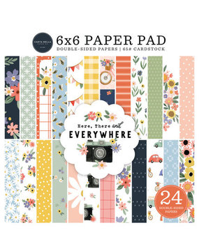 Carta Bella Here There And Everywhere 6x6 Inch Paper Pad (CBHTE308023) Carta Bella Here There And Everywhere 6x6 Inch Paper Pad (CBHTE308023)