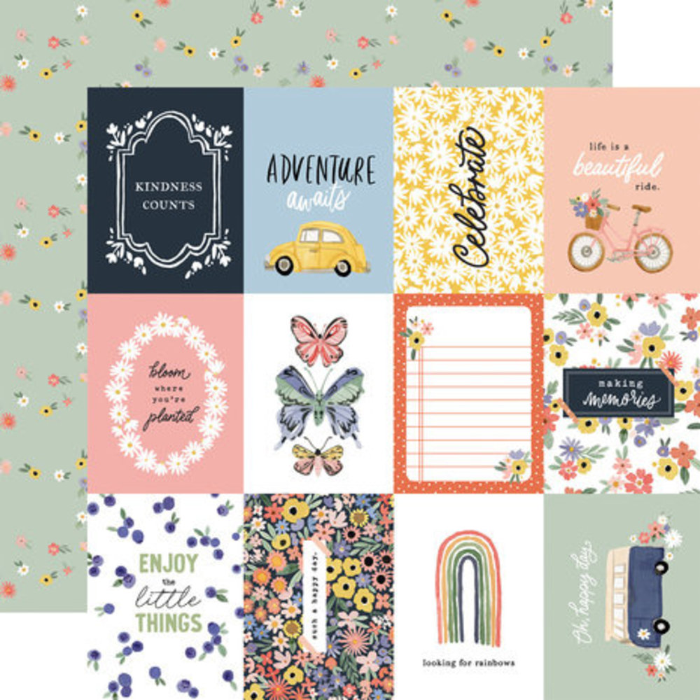 Carta Bella Here There And Everywhere 6x6 Inch Paper Pad (CBHTE308023) Carta Bella Here There And Everywhere 6x6 Inch Paper Pad (CBHTE308023)