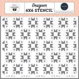 Carta Bella Here There And Everywhere Quilted Pattern Stencil (CBHTE308033)