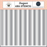 Carta Bella Here There And Everywhere Our Story Stripes Stencil (CBHTE308034)
