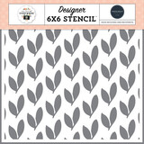 Carta Bella Here There And Everywhere Lovely Leaves Stencil (CBHTE308035)