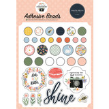 Carta Bella Here There And Everywhere Adhesive Brads (CBHTE308020)