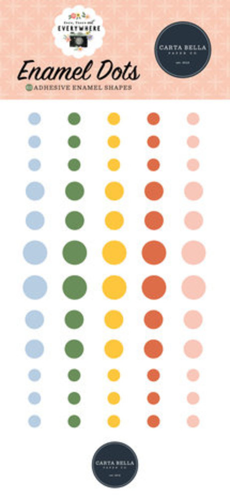 Carta Bella Here There And Everywhere Enamel Dots (CBHTE308028)