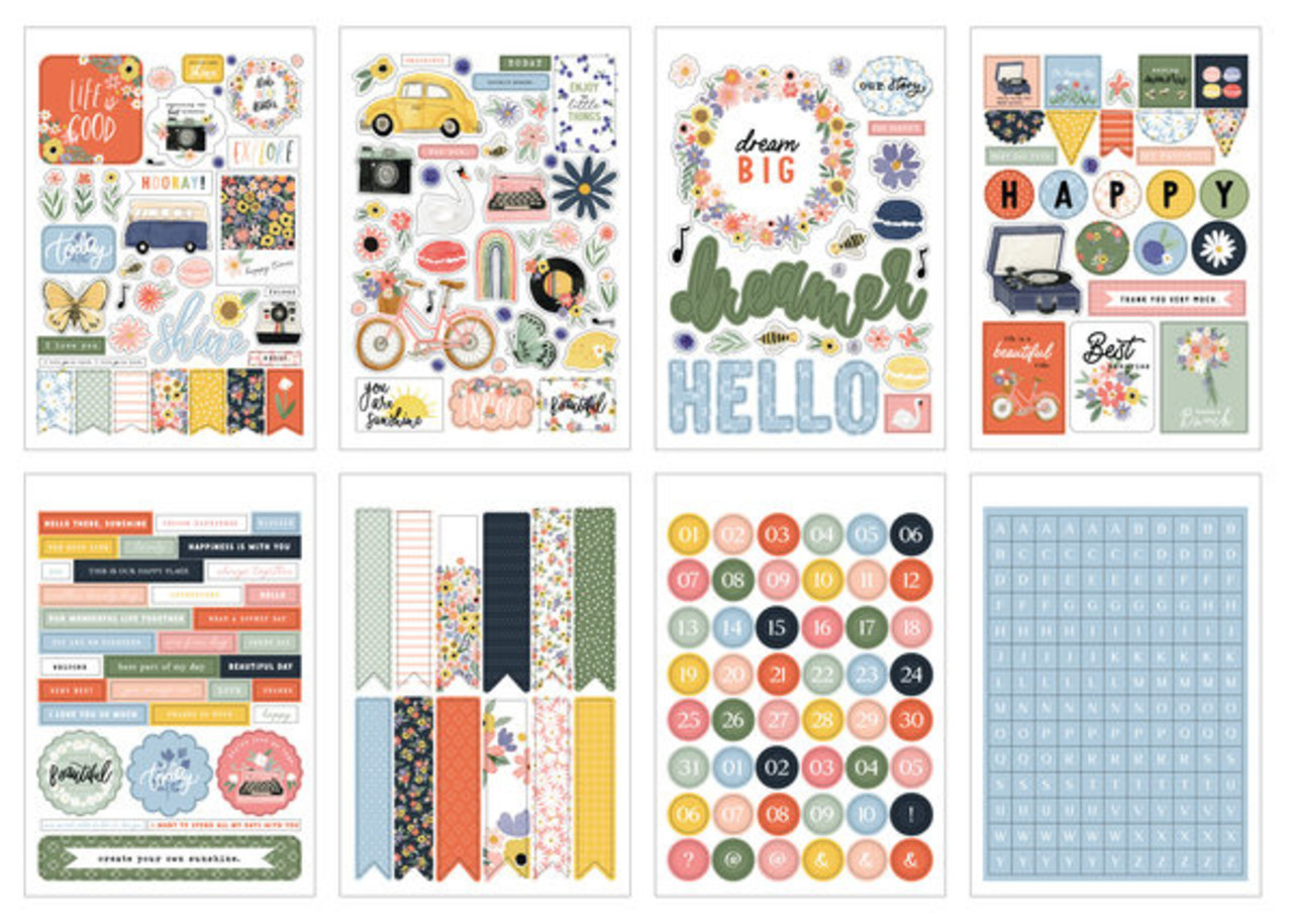 Carta Bella Here There And Everywhere Sticker Book (CBHTE308029) Carta Bella Here There And Everywhere Sticker Book (CBHTE308029)