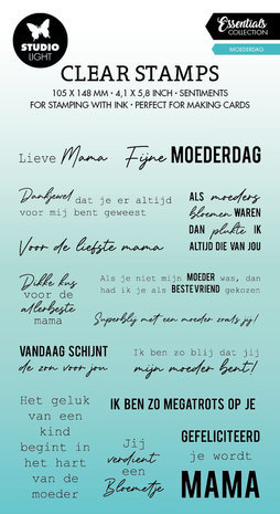 Studio Light Essentials Clear Stamp Moederdag (SL-ES-STAMP389) Studio Light Essentials Clear Stamp Moederdag (SL-ES-STAMP389)