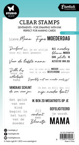 Studio Light Essentials Clear Stamp Moederdag (SL-ES-STAMP389) Studio Light Essentials Clear Stamp Moederdag (SL-ES-STAMP389)