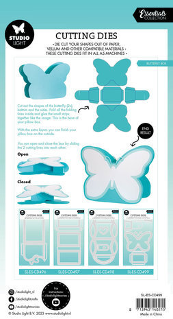 Studio Light Essentials Snijmal Butterfly Box (SL-ES-CD499) Studio Light Essentials Snijmal Butterfly Box (SL-ES-CD499)