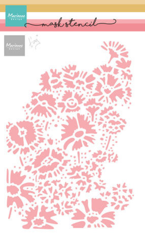 Marianne Design Masking Stencil A5 Tiny's Field of Flowers (PS9139) Marianne Design Masking Stencil A5 Tiny's Field of Flowers (PS9139)