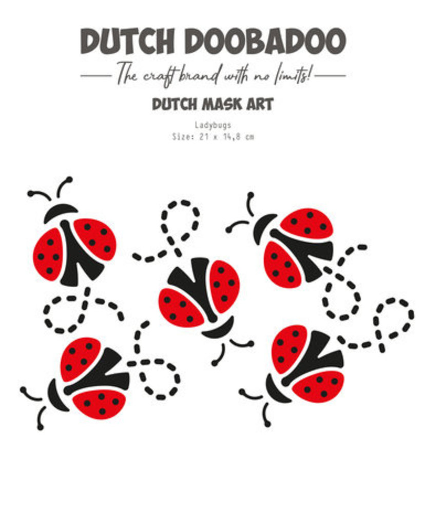 Dutch Doobadoo Dutch Mask Art A5 Ladybugs (470.784.213) Dutch Doobadoo Dutch Mask Art A5 Ladybugs (470.784.213)
