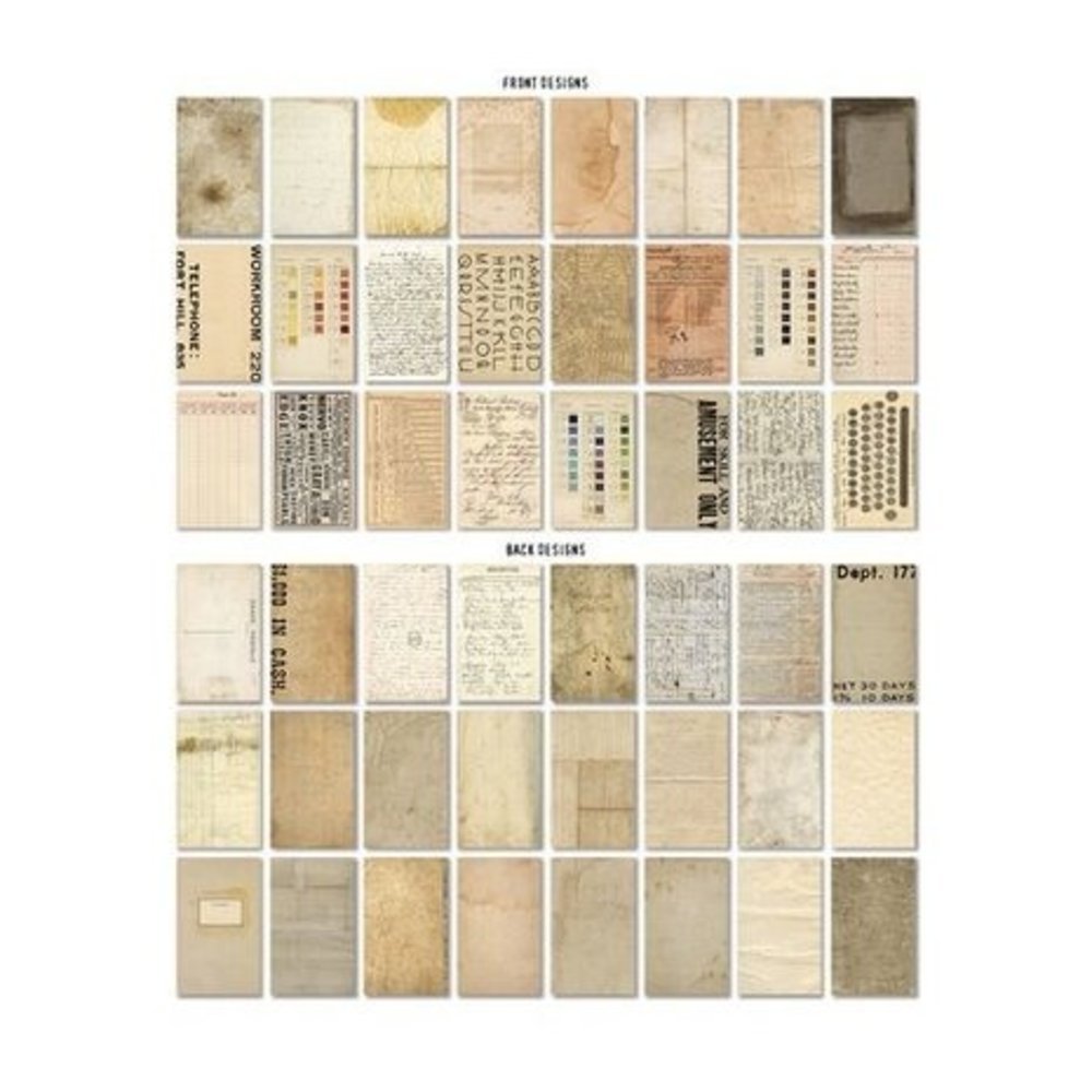 Idea-ology Tim Holtz Backdrops Volume 4 (TH94308) Idea-ology Tim Holtz Backdrops Volume 4 (TH94308)