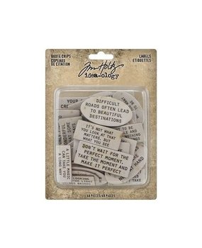 Idea-ology Tim Holtz Quote Chips Labels (TH94320) Idea-ology Tim Holtz Quote Chips Labels (TH94320)