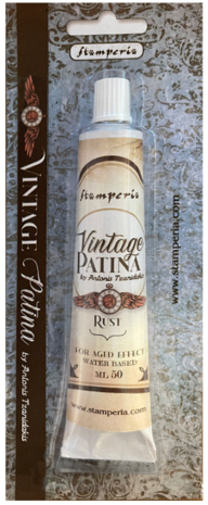 Stamperia Vintage Patina Rust (50ml) (KAOLVP03) Stamperia Vintage Patina Rust (50ml) (KAOLVP03)