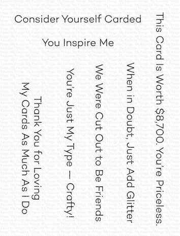 My Favorite Things Crafty Friends Clear Stamps (CS-747)