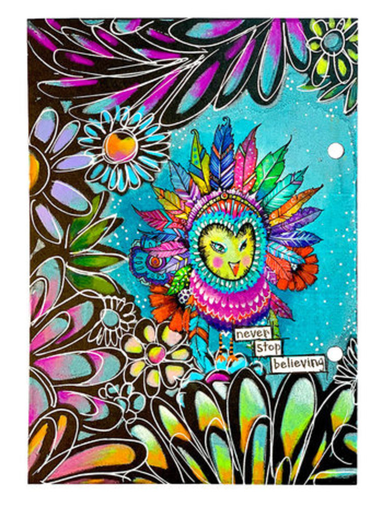 Studio Light Signature Collection Masking Stencil Floral Frame (ABM-SI-MASK184)