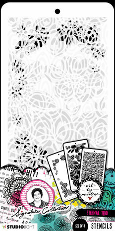 Studio Light Signature Collection Masking Stencils Eternal Trio (ABM-SI-MASK185)