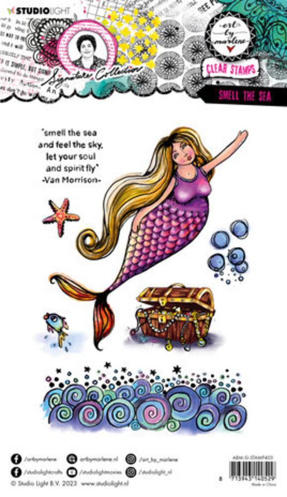 Studio Light Signature Collection Clear Stamps Smell the Sea (ABM-SI-STAMP403)