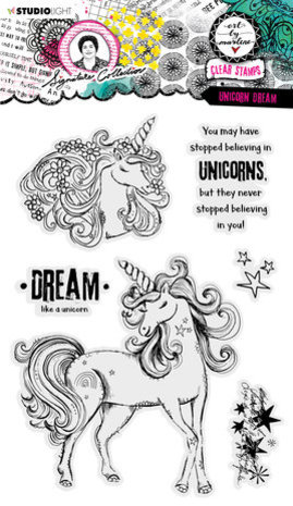 Studio Light Signature Collection Clear Stamps Unicorn Dream (ABM-SI-STAMP404)