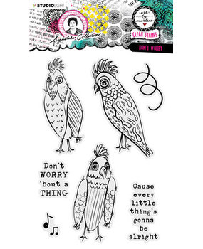 Studio Light Signature Collection Clear Stamps Don't Worry (ABM-SI-STAMP406)