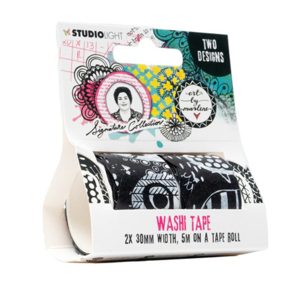 Studio Light Signature Collection Washi Tape Scallop Black/White (ABM-SI-WASH08) Studio Light Signature Collection Washi Tape Scallop Black/White (ABM-SI-WASH08)