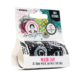 Studio Light Signature Collection Washi Tape Scallop Black/White (ABM-SI-WASH08)
