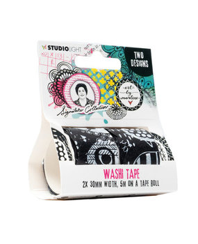 Studio Light Signature Collection Washi Tape Scallop Black/White (ABM-SI-WASH08) Studio Light Signature Collection Washi Tape Scallop Black/White (ABM-SI-WASH08)