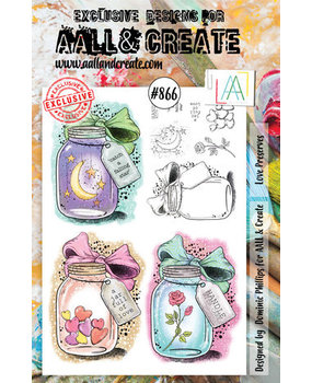 AALL and Create Clear Stamp Set A5 Love Preserves (AALL-TP-866) AALL and Create Clear Stamp Set A5 Love Preserves (AALL-TP-866)