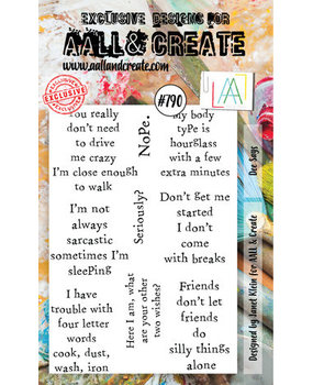 AALL and Create Clear Stamp Set A6 Dee Says (AALL-TP-790) AALL and Create Clear Stamp Set A6 Dee Says (AALL-TP-790)