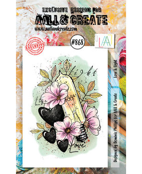 AALL and Create Clear Stamp Set A7 Love & light (AALL-TP-868)* AALL and Create Clear Stamp Set A7 Love & light (AALL-TP-868)*