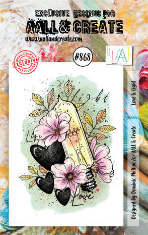 AALL and Create Clear Stamp Set A7 Love & light (AALL-TP-868) AALL and Create Clear Stamp Set A7 Love & light (AALL-TP-868)