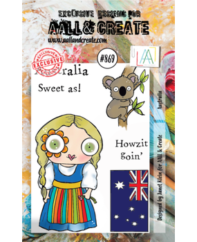 AALL and Create Clear Stamp Set A7 Australia (AALL-TP-869) AALL and Create Clear Stamp Set A7 Australia (AALL-TP-869)