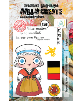 AALL and Create Clear Stamp Set A7 Belgium (AALL-TP-870)*