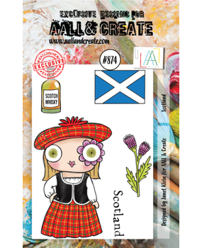 AALL and Create Clear Stamp Set A7 Scotland (AALL-TP-874)* AALL and Create Clear Stamp Set A7 Scotland (AALL-TP-874)*