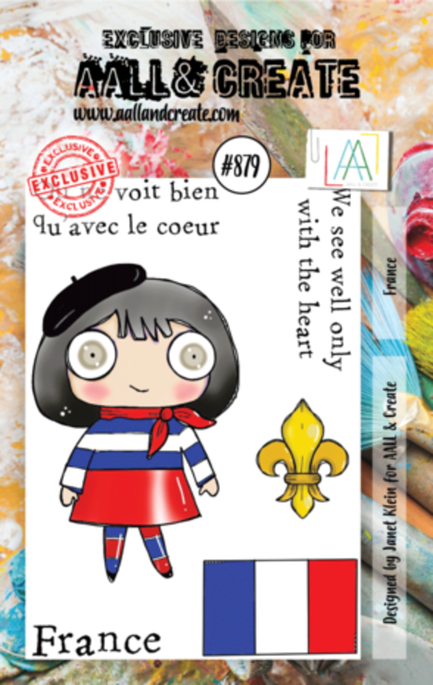 AALL and Create Clear Stamp Set A7 France (AALL-TP-879) AALL and Create Clear Stamp Set A7 France (AALL-TP-879)