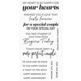 My Favorite Things To the Happy Couple Clear Stamps (CS-769)