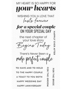 My Favorite Things To the Happy Couple Clear Stamps (CS-769) My Favorite Things To the Happy Couple Clear Stamps (CS-769)