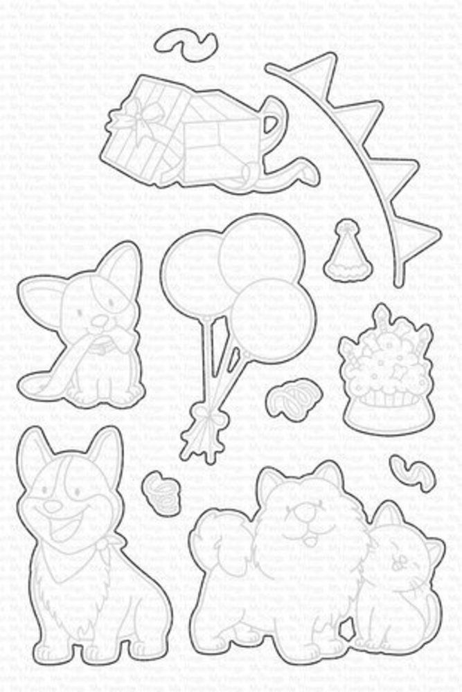 My Favorite Things Die-namics Presents and Pupcakes (MFT-2479) My Favorite Things Die-namics Presents and Pupcakes (MFT-2479)