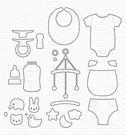 My Favorite Things Die-namics It's a Baby (MFT-2490) My Favorite Things Die-namics It's a Baby (MFT-2490)