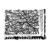 Crafty Individuals Map of London Unmounted Rubber Stamp (CI-616)