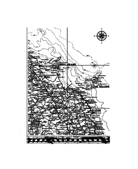Crafty Individuals Map of Northumberland Unmounted Rubber Stamps (CI-617)