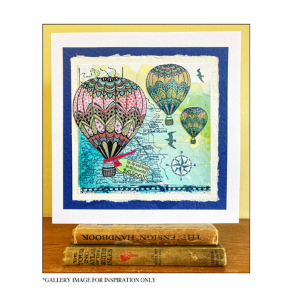 Crafty Individuals Map of Northumberland Unmounted Rubber Stamps (CI-617)