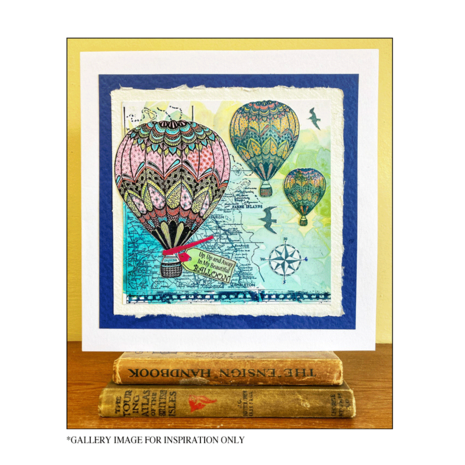 Crafty Individuals Map of Northumberland Unmounted Rubber Stamps (CI-617)