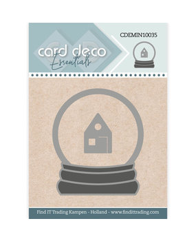 Card Deco Mini Snijmal Snowglobe (CDEMIN10035) Card Deco Mini Snijmal Snowglobe (CDEMIN10035)