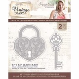 Crafter's Companion Vintage Diary Key to my Heart Dies (S-VD-MD-KTMH)