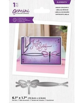 Gemini Decorative Swash Border Dreamy Dragonfly Elements Dies (GEM-MD-ELE-DRDR)