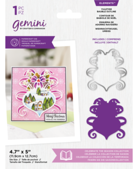 Gemini Celebrate the Season Yuletide Bauble Outline Elements Dies (GEM-MD-ELE-YULBAO) Gemini Celebrate the Season Yuletide Bauble Outline Elements Dies (GEM-MD-ELE-YULBAO)